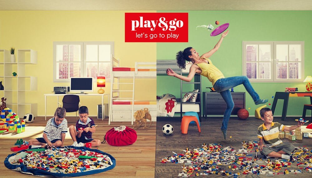 Play & Go Spielzeugaufbewahrung Football - pilzessono.shop