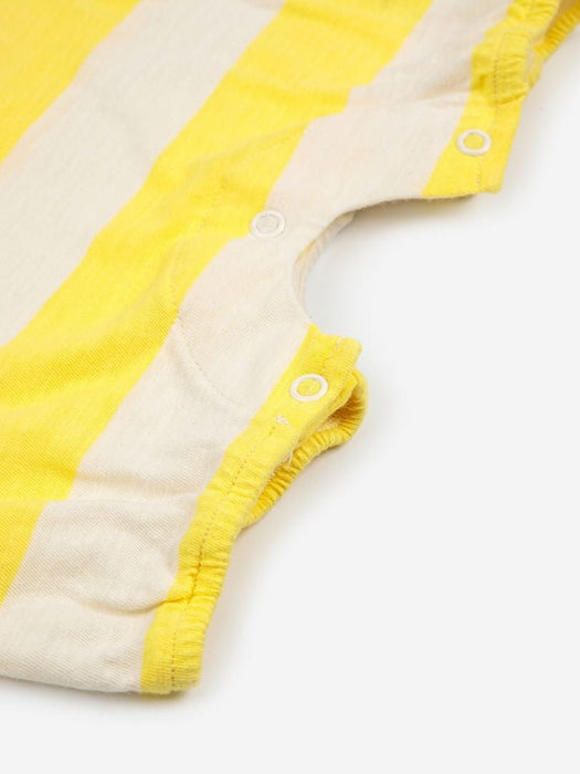 Playsuit - yellow stripes - pilzessono.shop - zauberhafte Kinderdinge