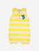 Playsuit - yellow stripes - pilzessono.shop - zauberhafte Kinderdinge