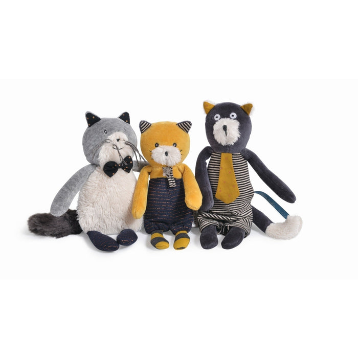 Plüschtier Katze Les Moustaches von Moulin Roty ♡ - pilzessono.shop - zauberhafte Kinderdinge