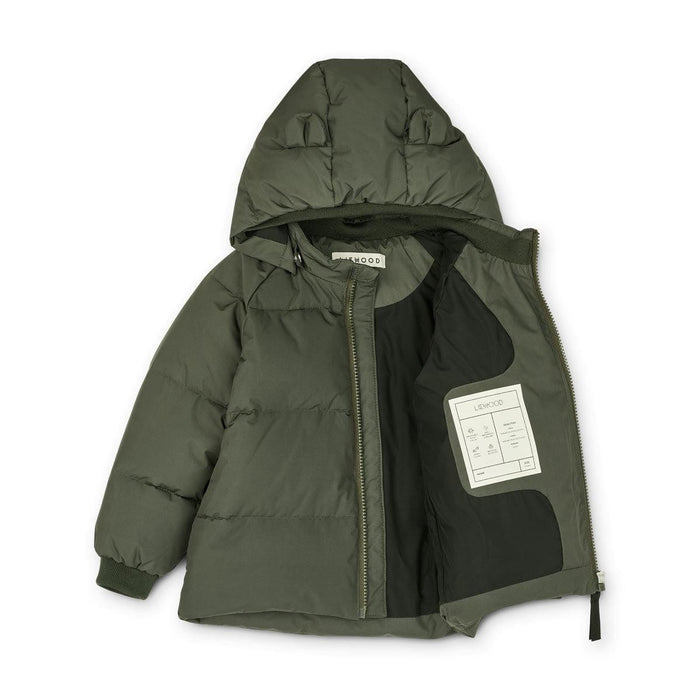 Polle leichte Daunenjacke in hunter grün von Liewood ♡ - pilzessono.shop - zauberhafte Kinderdinge