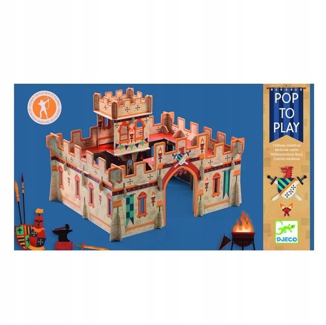 ⋙ Pop To Play Mittelalter Schloss von Djeco ♥ - pilzessono.shop - zauberhafte Kinderdinge