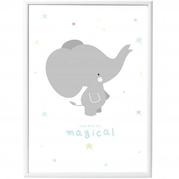 Poster Elefant von a little lovely company - pilzessono.shop - zauberhafte Kinderdinge