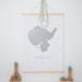 Poster Elefant von a little lovely company - pilzessono.shop - zauberhafte Kinderdinge