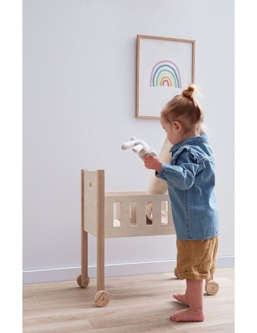 ⋙ Puppenbett natur von Kids Concept ♥ - pilzessono.shop - zauberhafte Kinderdinge