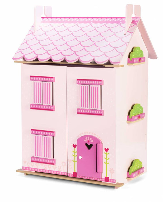 Puppenhaus "Mein erstes Traumhaus mit Möbeln" - pilzessono.shop - zauberhafte Kinderdinge
