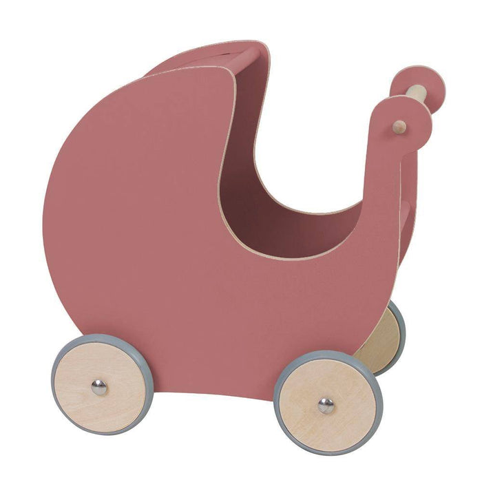 Puppenwagen dunkelrosa - pilzessono.shop - zauberhafte Kinderdinge