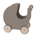 Puppenwagen in warmen Grau - pilzessono.shop - zauberhafte Kinderdinge