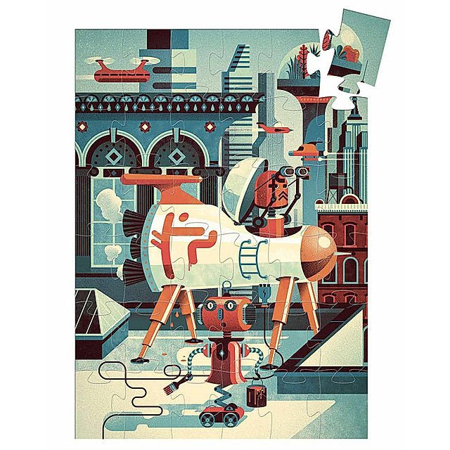 ⋙ Puzzle | Bob der Roboter | 36 Teile von Djeco ♥ - pilzessono.shop - zauberhafte Kinderdinge