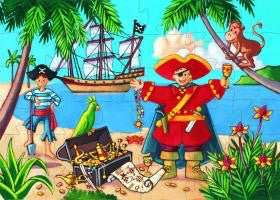 Puzzle Piratenschatz von Djeco - 36tlg - pilzessono.shop
