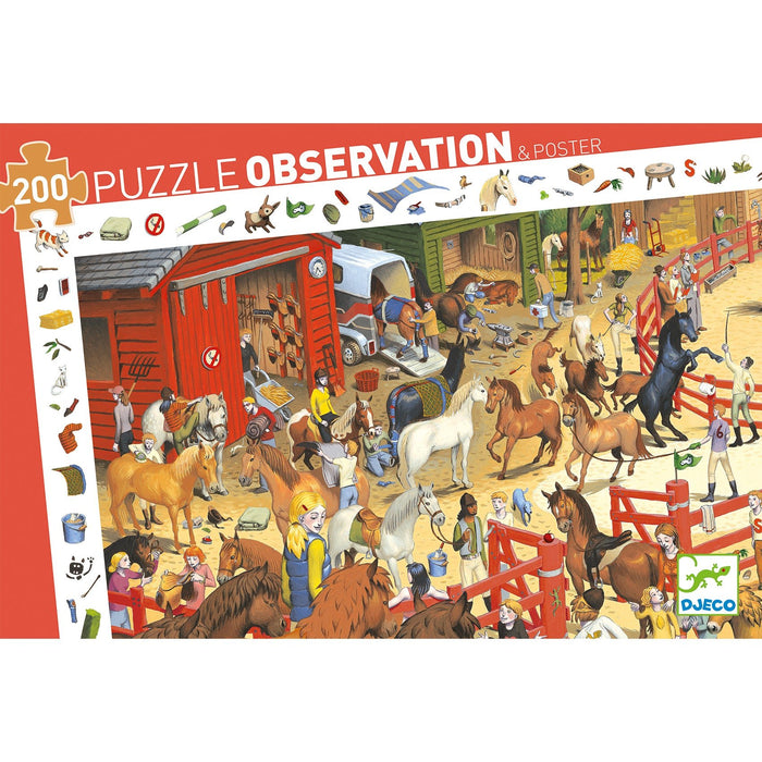 Puzzle Reitsport 200 Teile - pilzessono.shop - zauberhafte Kinderdinge