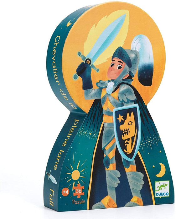 ⋙ Puzzle - Vollmond Ritter - 36 Teile von Djeco ♥ - pilzessono.shop