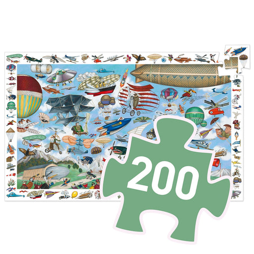 Puzzle Wimmelbild Aero Club - pilzessono.shop - zauberhafte Kinderdinge
