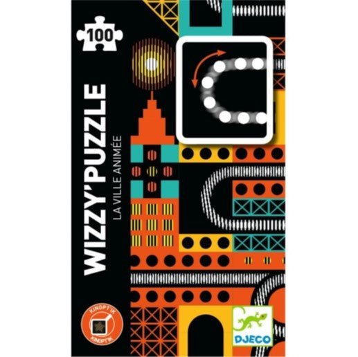 ⋙ Puzzle - Wizzy Die lebendige Stadt | 100 pcs. von Djeco ♥ - pilzessono.shop