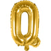 Q Folienballon gold Buchstabe - pilzessono.shop - zauberhafte Kinderdinge