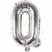 Q Folienballon silber Buchstabe - pilzessono.shop - zauberhafte Kinderdinge