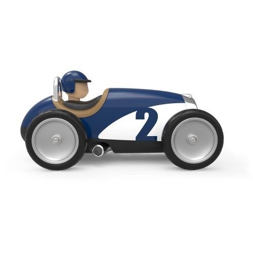 Racing Car blau weiß - pilzessono.shop - zauberhafte Kinderdinge