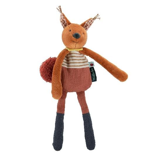 Rassel Eichhörnchen “Pomme des bois” von Moulin Roty ♡ - pilzessono.shop - zauberhafte Kinderdinge