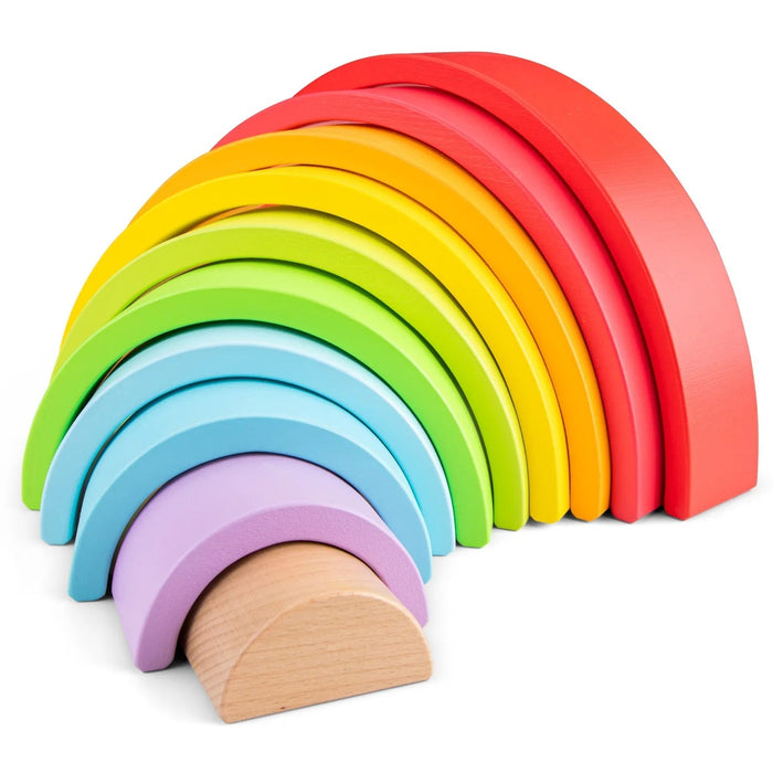Regenbogen Bauspiel - pilzessono.shop - zauberhafte Kinderdinge