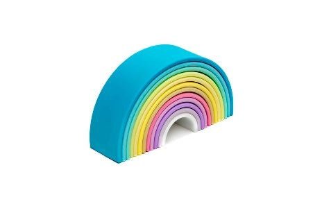 ⋙ Regenbogen Bausteine Pastell von dëna - pilzessono.shop - zauberhafte Kinderdinge