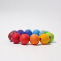 Regenbogen Perlenring - pilzessono.shop - zauberhafte Kinderdinge