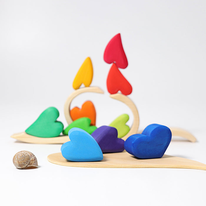 ⋙ Regenbogenherzen von Grimms ♥ - pilzessono.shop - zauberhafte Kinderdinge