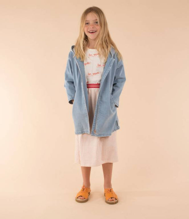 Rock grid mid-length skirt - pilzessono.shop - zauberhafte Kinderdinge