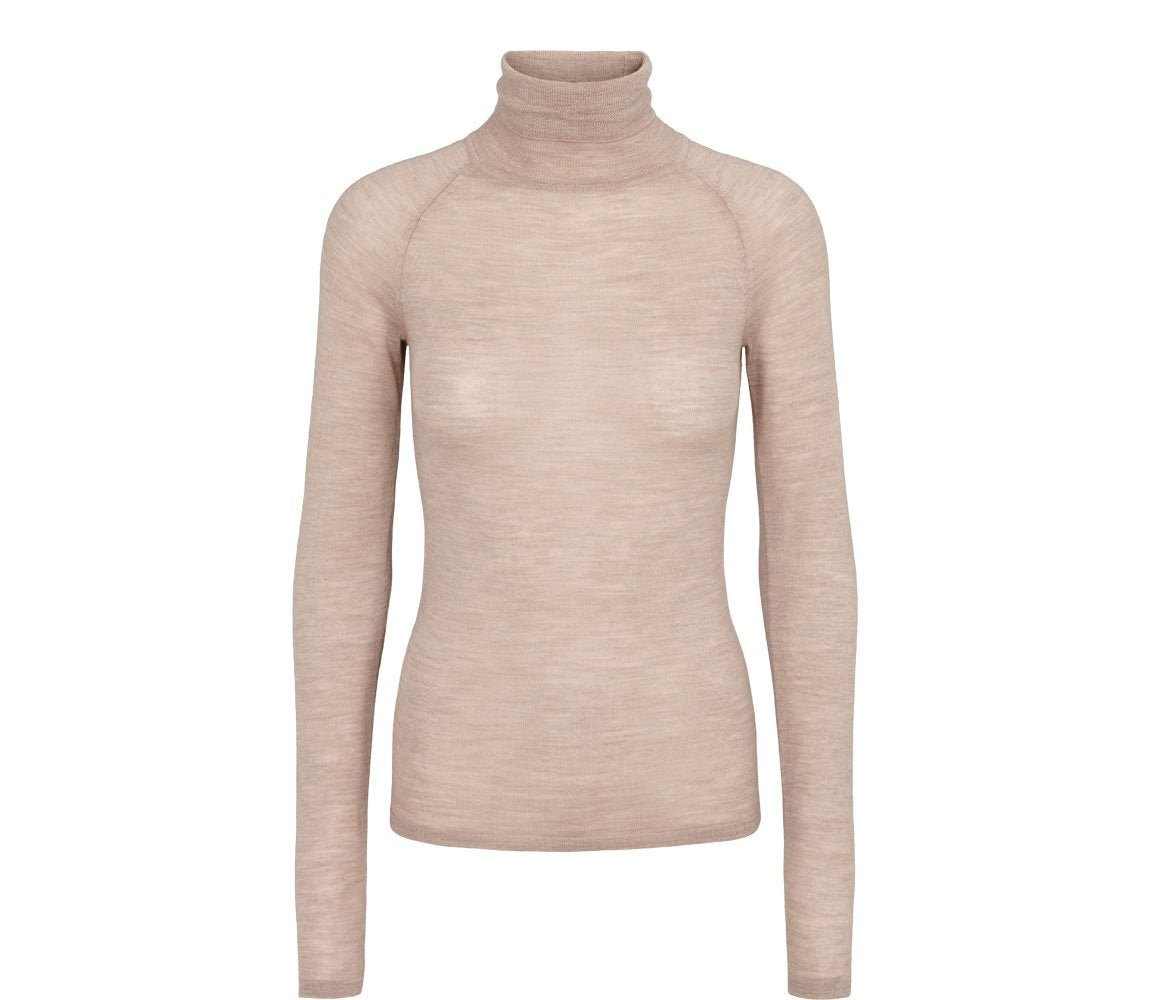 Rollkragenpullover Trisha Nougat Melange von MarMar - pilzessono.shop - zauberhafte Kinderdinge