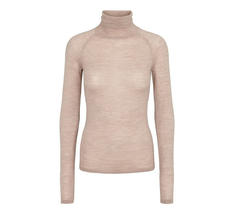 Rollkragenpullover Trisha Nougat Melange von MarMar - pilzessono.shop - zauberhafte Kinderdinge
