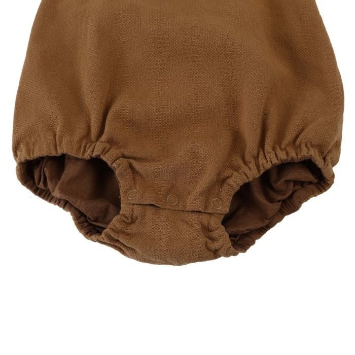 ⋙ Romper "Jimi" in hay braun von Donsje ♡ - pilzessono.shop - zauberhafte Kinderdinge