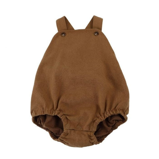 ⋙ Romper "Jimi" in hay braun von Donsje ♡ - pilzessono.shop - zauberhafte Kinderdinge
