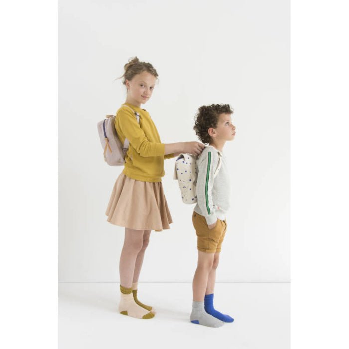 Rucksack Blue Spots von Monk& Anna - pilzessono.shop - zauberhafte Kinderdinge