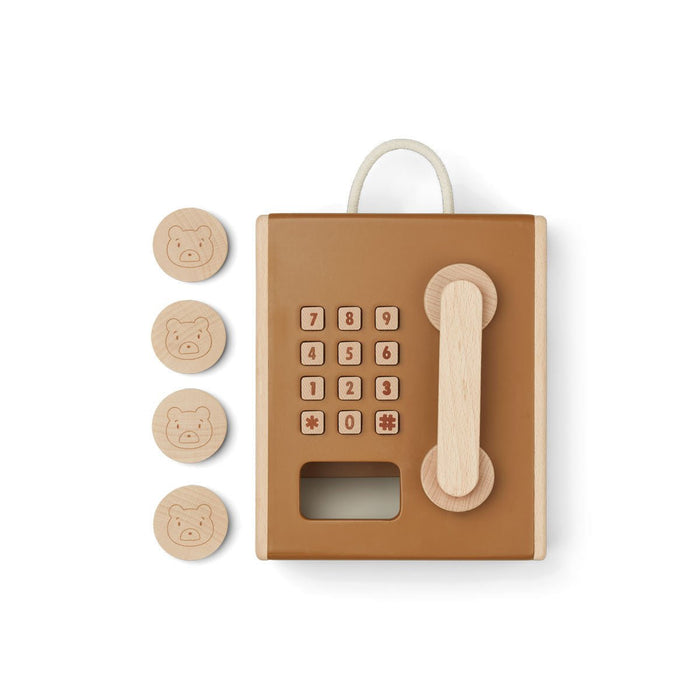 ⋙ Rufus Münztelefon golden caramel multi mix von Liewood ♥ - pilzessono.shop - zauberhafte Kinderdinge