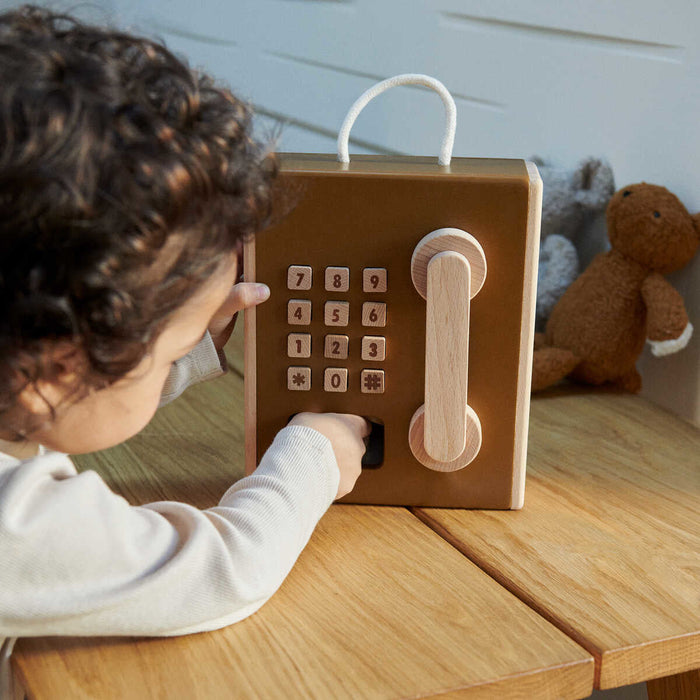 ⋙ Rufus Münztelefon golden caramel multi mix von Liewood ♥ - pilzessono.shop - zauberhafte Kinderdinge