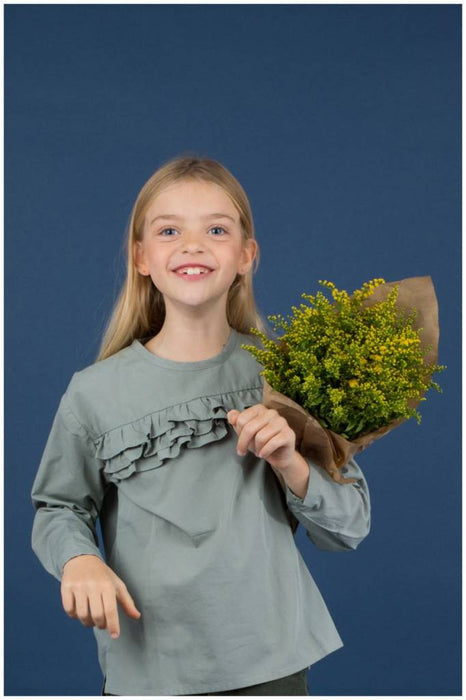 Rüschen Bluse - pilzessono.shop - zauberhafte Kinderdinge