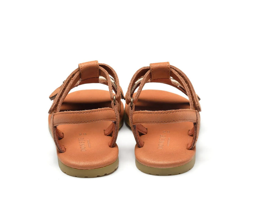 Sandale Iles Sky | Papillon in Walnut Leather mit Schmetterling - pilzessono.shop - zauberhafte Kinderdinge