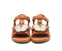 Sandale Iles Sky | Papillon in Walnut Leather mit Schmetterling - pilzessono.shop - zauberhafte Kinderdinge