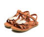 Sandale Iles Sky | Papillon in Walnut Leather mit Schmetterling - pilzessono.shop - zauberhafte Kinderdinge