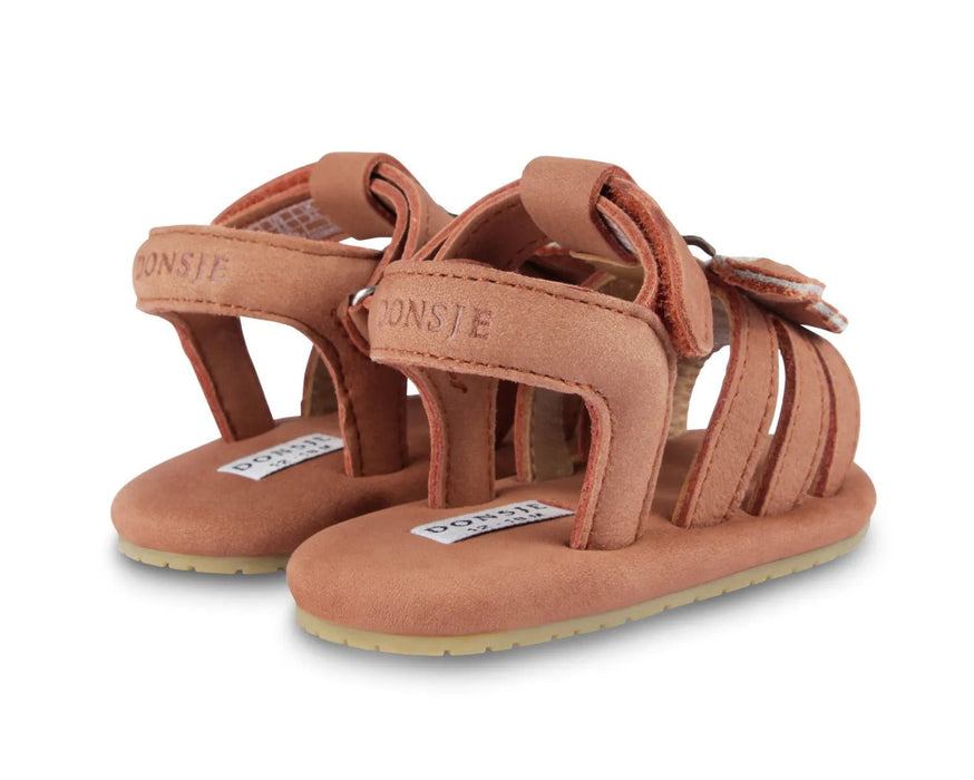 Sandale Tuti Sky | Papillon in Walnut Nubuck mit Schmetterling - pilzessono.shop - zauberhafte Kinderdinge