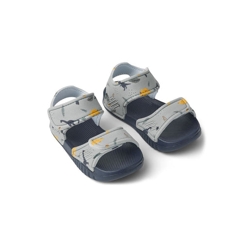 Sandalen Blumer - dino dove blue mix - pilzessono.shop - zauberhafte Kinderdinge