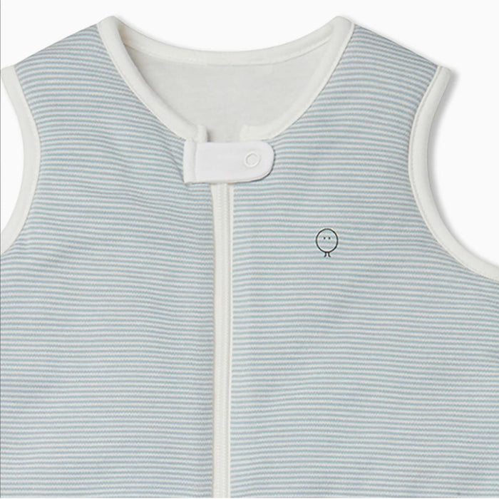 Schlafsack Mori blau gestreift 0 - 6 Monate - pilzessono.shop - zauberhafte Kinderdinge