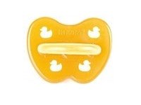 Schnuller Ente 3 - 36 Monate aus Naturkautschuk - pilzessono.shop - zauberhafte Kinderdinge