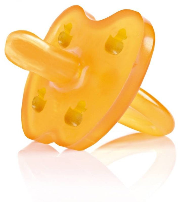 Schnuller Ente 3 - 36 Monate aus Naturkautschuk - pilzessono.shop - zauberhafte Kinderdinge