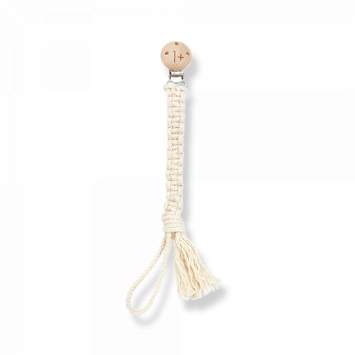 ⋙ Schnullerkette in beige von 1+ in the family ♥ - pilzessono.shop - zauberhafte Kinderdinge