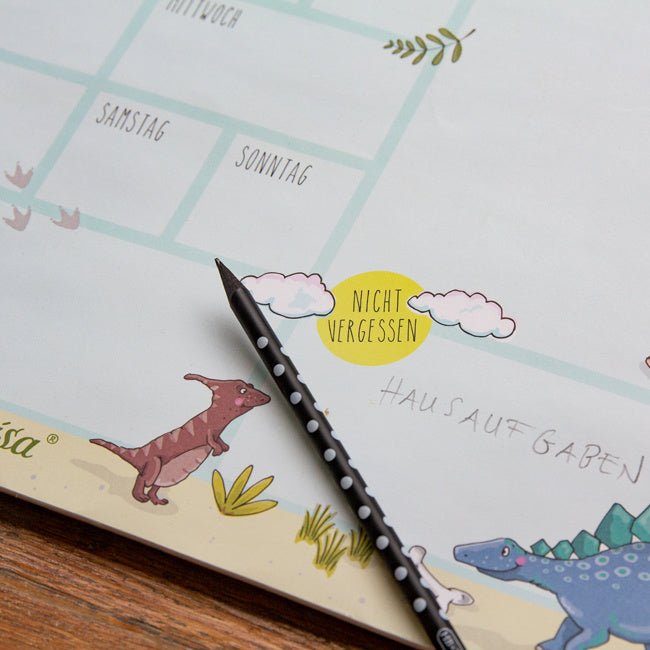 Schreibtischunterlage "Dinos" von Krima & Isa - pilzessono.shop - zauberhafte Kinderdinge
