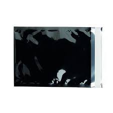 Schwarze Lack-Versandtasche - pilzessono.shop - zauberhafte Kinderdinge