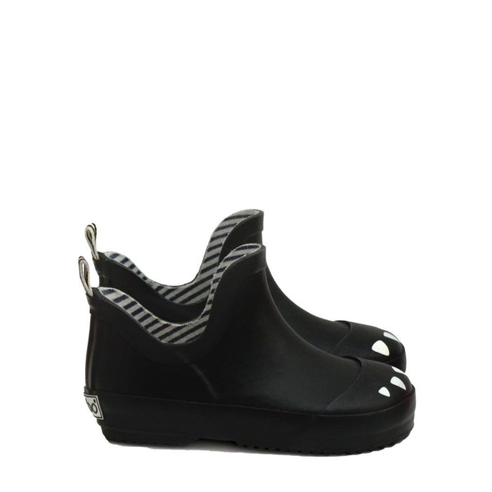 Schwarzer kurzer Regenstiefel von Boxbo - pilzessono.shop