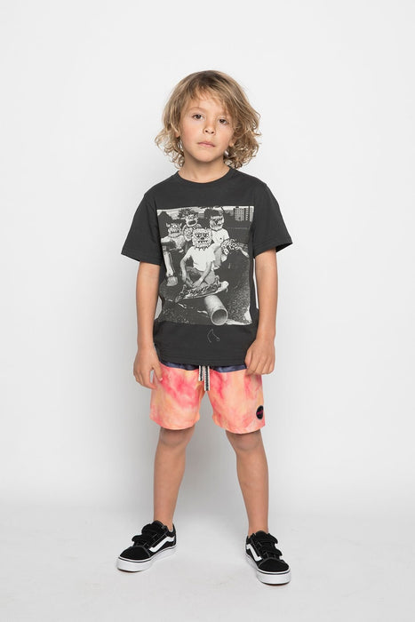 Schwarzes Shirt aus 100% Cotton - pilzessono.shop - zauberhafte Kinderdinge