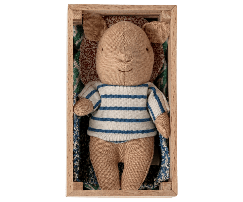 Schwein in der Box | Baby Junge von Maileg ♡ - pilzessono.shop - zauberhafte Kinderdinge