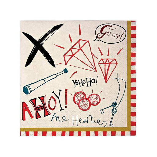 Serviette Pirat von Meri Meri - pilzessono.shop - zauberhafte Kinderdinge
